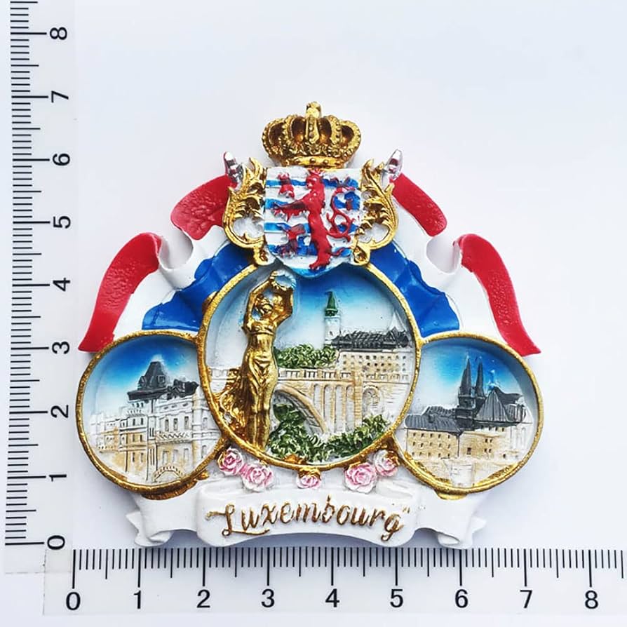 Souvenir turistici del Lussemburgo Magets per frigorifero Adesivi per frigorifero da viaggio del Lussemburgo Decorazioni per la casa Regali di nozze  15