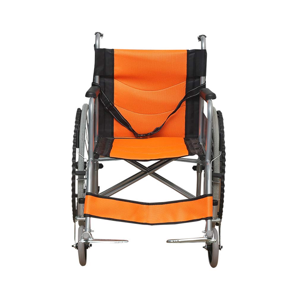 Sillas de Ruedas Autopropulsables Plegables Ligeras Cómodas con Asiento Extra Ancho Y Frenos de Mano Bloqueables para Facilidad de Traslado