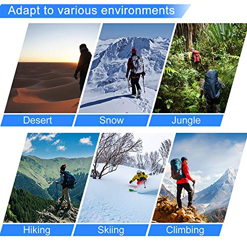 V VONTOX Leg Gaiters, Waterproof Rainproof Snow Boot Nylon Gaiters(M) for Women/Men, Adjustable Breathable Gaiters for Hiking, Hunting, Snowshoeing, Garden - Thumbnail 2