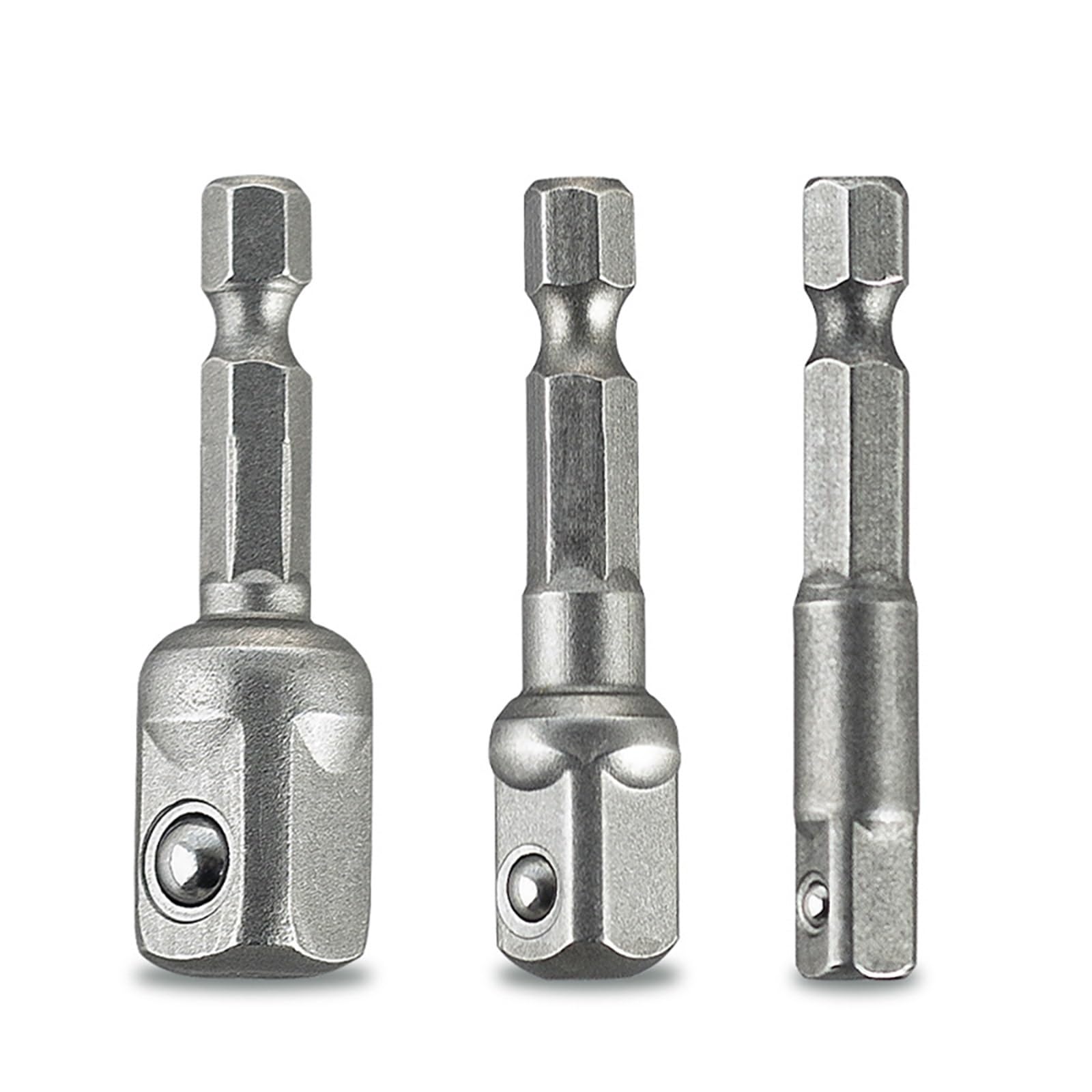 Zestaw adapterów gniazdowych do wiertarki udarowej z łbem kwadratowym - 1/4" 3/8" 1/2" Przedłużenie uchwytu Zestaw przedłużek