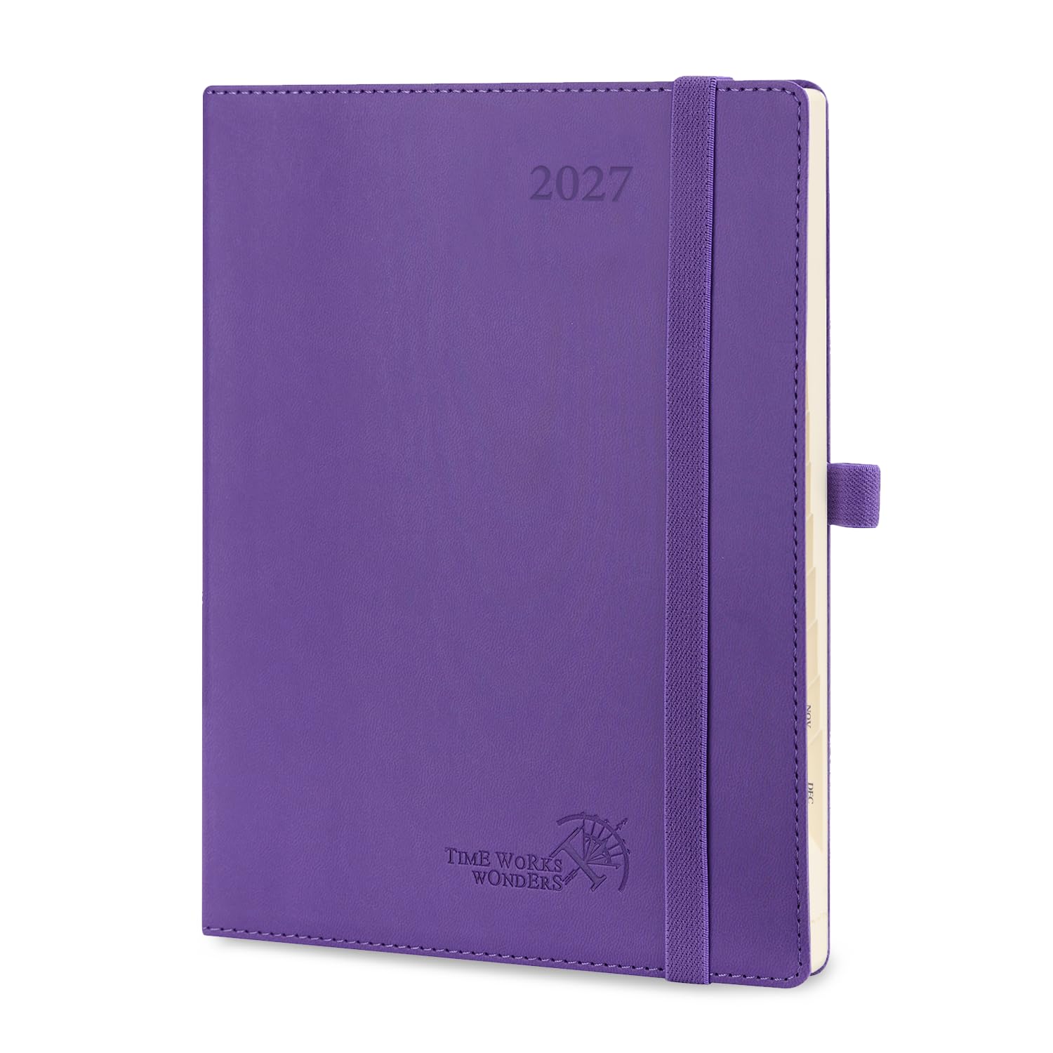 POPRUN 2027 Planner, 6.5" x 8.5", Daily Weekly and Monthly Appointment Book