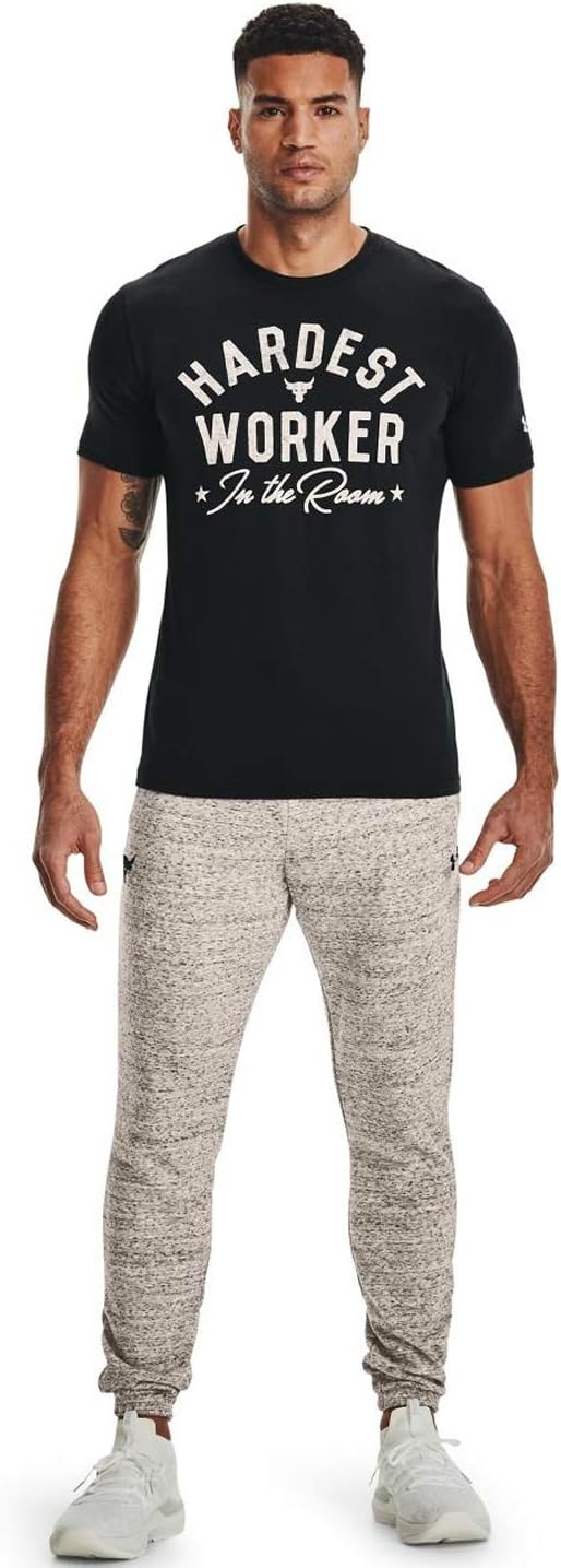 Under Armour Men's Project Rock Terry Joggers - Image 4