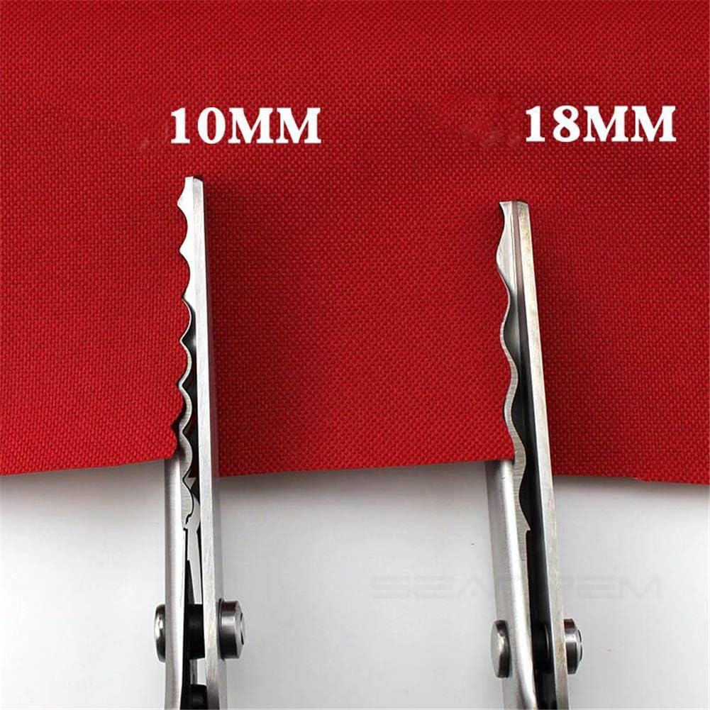 Pinking Shears - Stainless Steel Serrated Zig-Zag Scissors For Fabric & Craft (3mm) - View #9