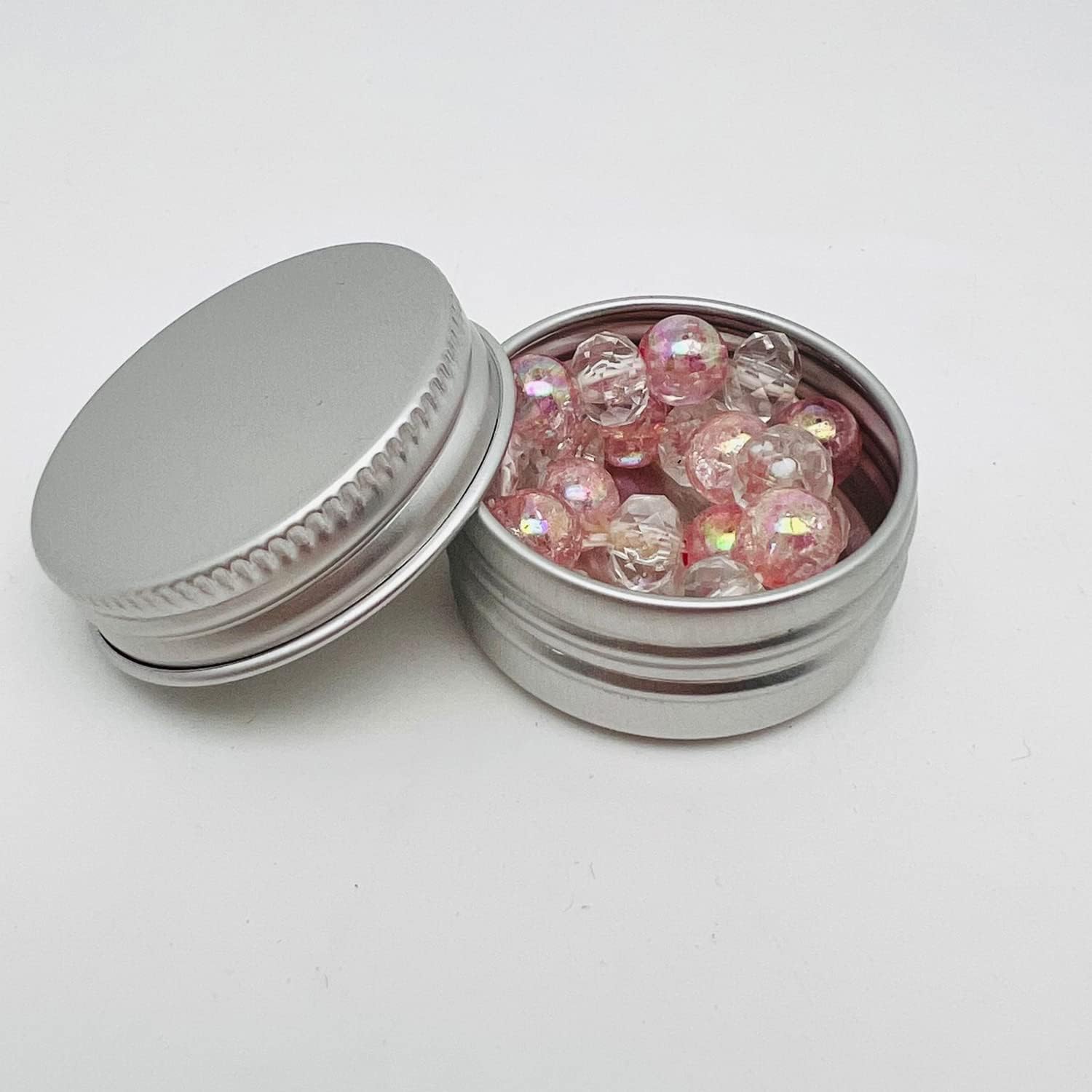 20 Pack 0.5 oz Aluminum Tin Jar with Screw Lid