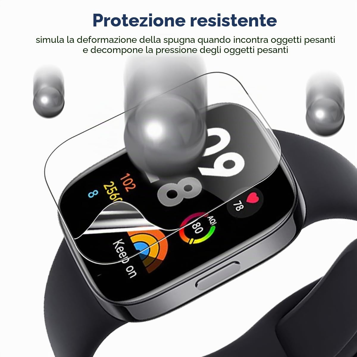 3 Pellicole Protettive In TPU Per JoJoego Smartwatch Bambini 1.85'' – HD Trasparente, Anti-graffio, Auto-riparante E Senza Bolle