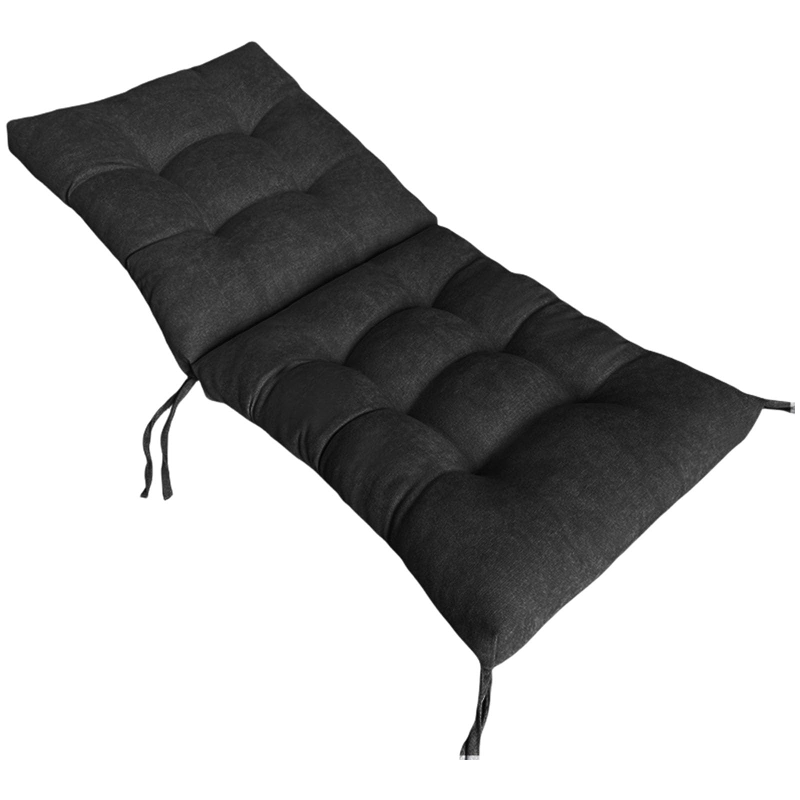 Tsophreniq Desk Chair Seat Cushions High Densitys Paddings AntiSlip Bottom Ergonomic with Ties for/Home/Study Breathable Polyester Seat Pad