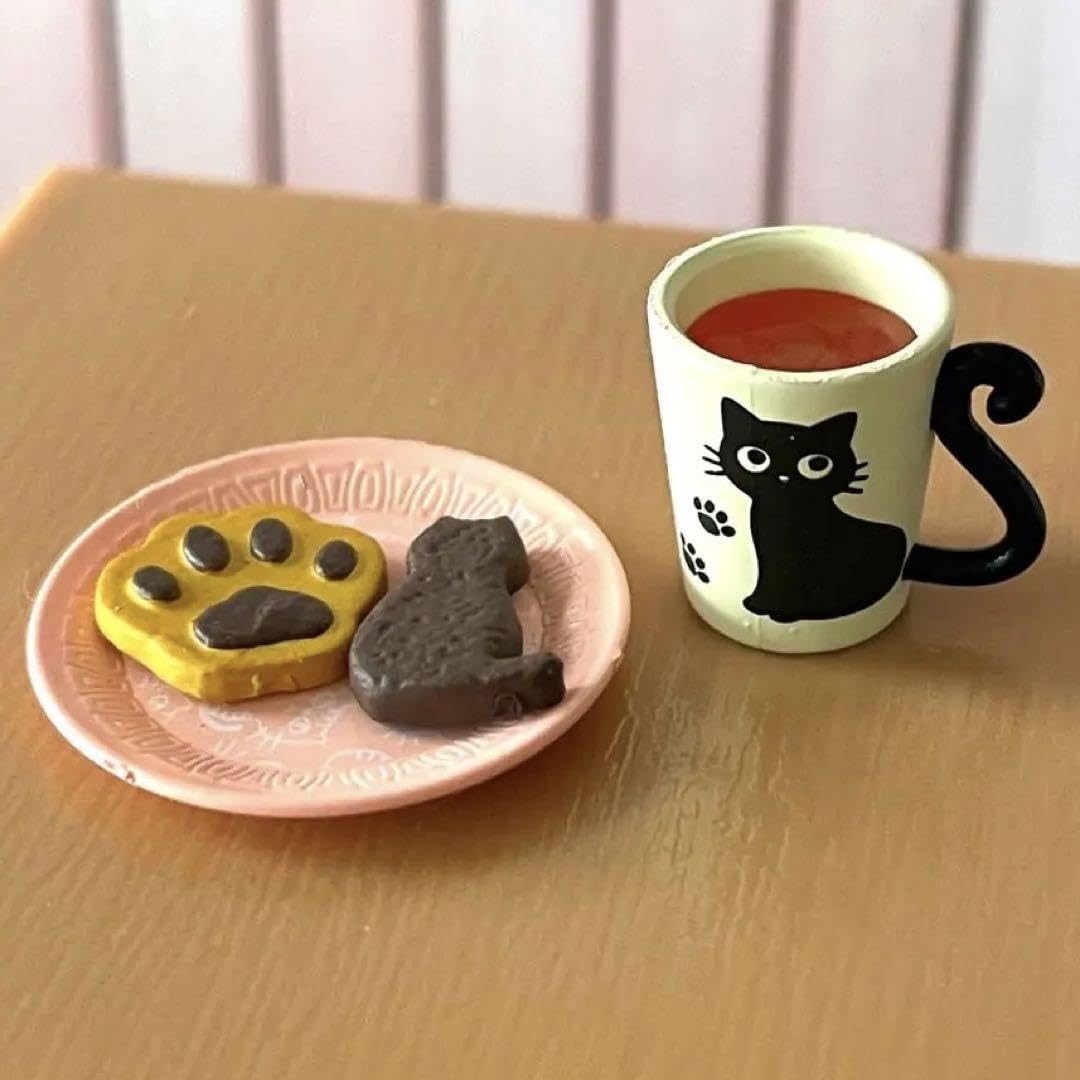 Amazon.co.jp: リーメント 猫マグカップ クッキーセット 紅茶