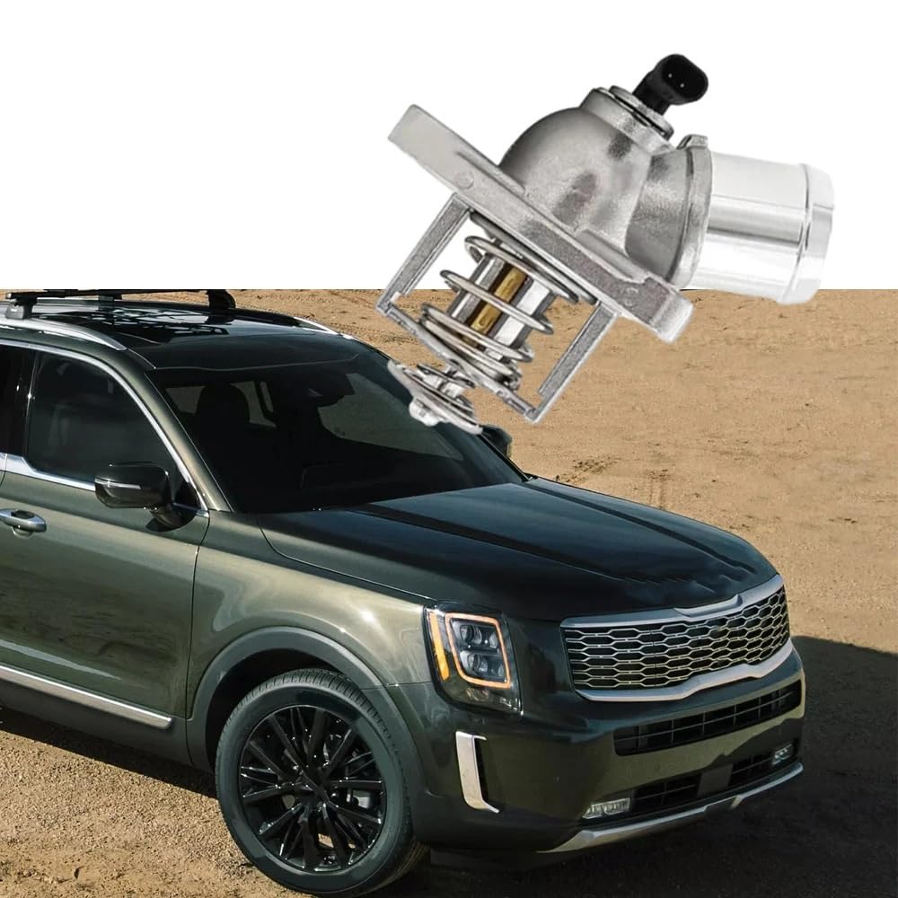 Układ chłodzenia silnika 25500-3L300 255003L300 termostat płynu chłodzącego silnika pasuje do Kia Sorento 3.3L 3342 CC V6 DOHC 2019-2020