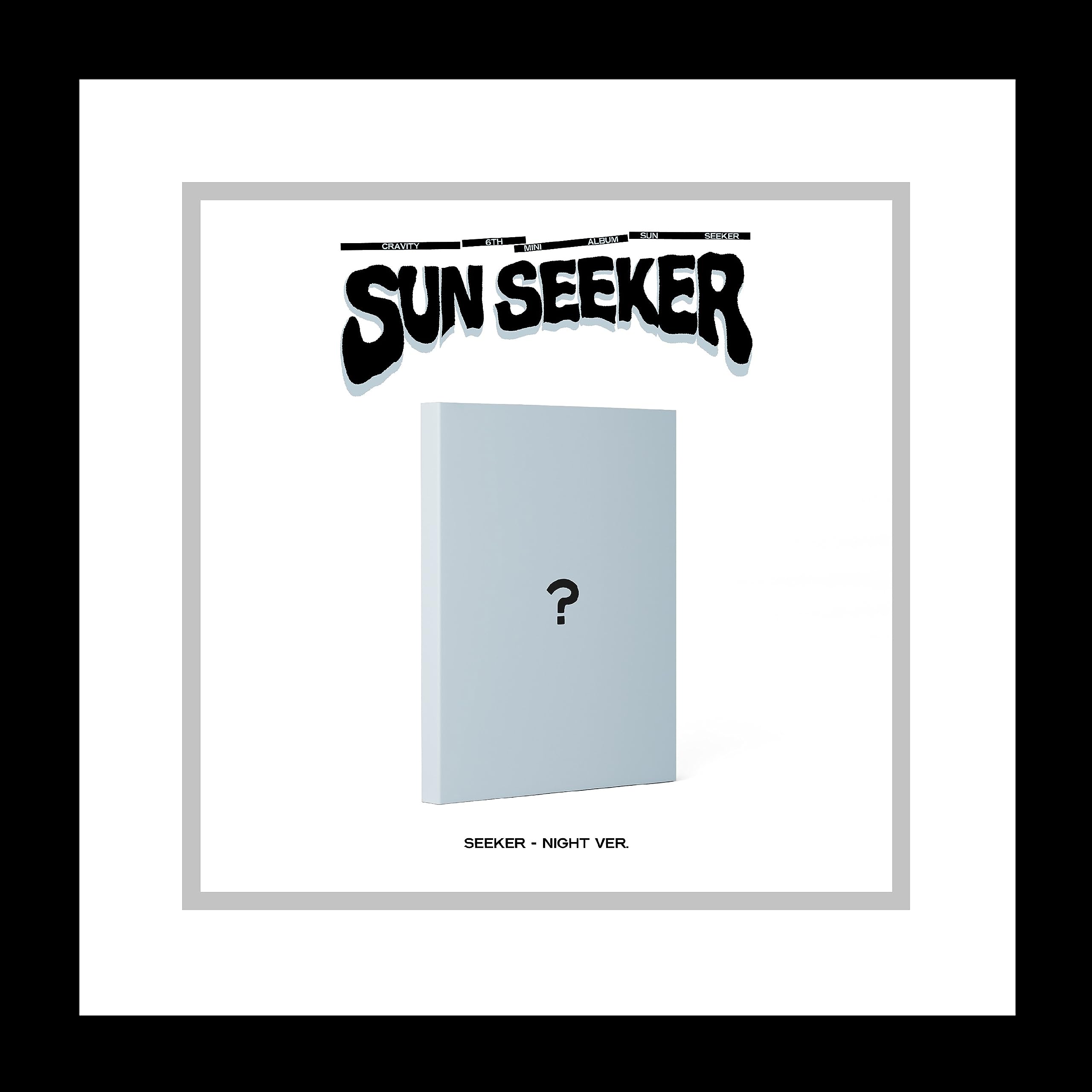 CRAVITY SUN SEEKER 6th Mini Album SEEKER-NIGHT Random Version CD+76p PhotoBook+1p PhotoCard+1p PostCard+1ea Bookmark+Tracking Sealed