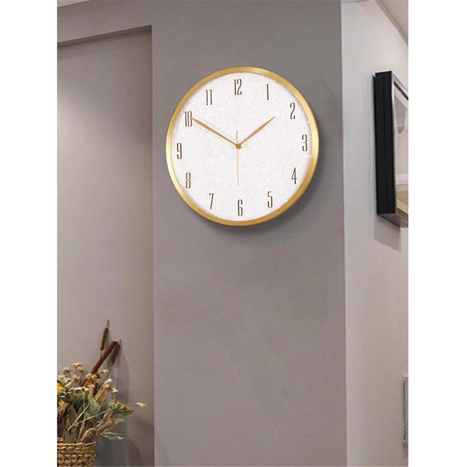 Reloj Cocina Reloj Redondo silencioso Que no Hace tictac for decoración de Sala Estar Decoración