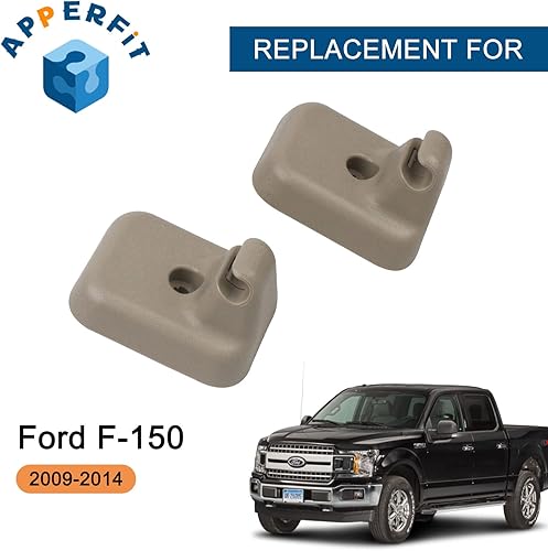 Miniatura 2 de APPERFiT Soporte de retención de clip para visera solar (gris) compatible con Ford F150 2009-2014 Sustituye a AL3Z1504132AA