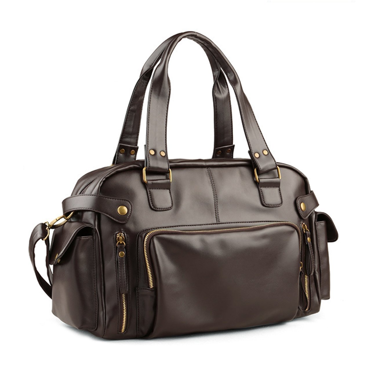 BALLY 大容量ボストンバッグ 2way トレスポ 底鋲 ブラウン カデナ Amazon | [D-SACK] 2WAY ボストン バッグ トラベル PU レザー