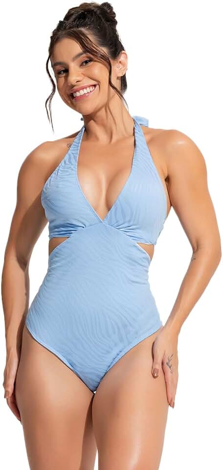 Maiô Engana Mamãe Decote Cavado Jacquard MVB Modas