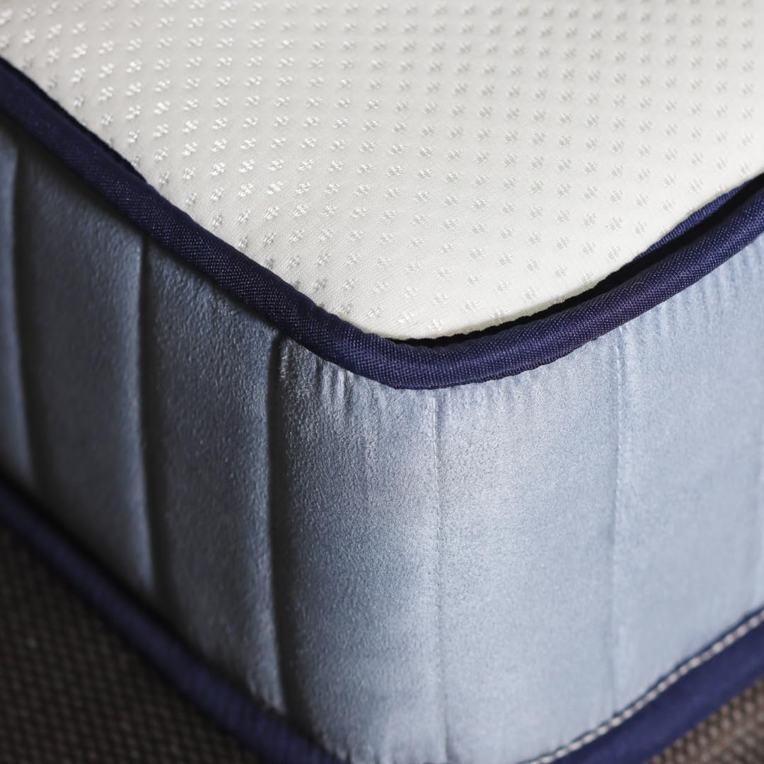 Matnature | Naturea | Colchón Viscoelástico | Fabricado Espuma High Resilience Confort Alta Densidad | Grosor 20 cm | Colchón Antibacterial y Antiácaros | Medidas 90 x 180 cm