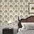 BOKEBEVE Beige Boho Wallpaper Peel and Stick Floral Damask Contact Paper Symmetry Removable Self Adhesive for Walls Backsplash Shelf Liner Cabinet 17.5 x 118In