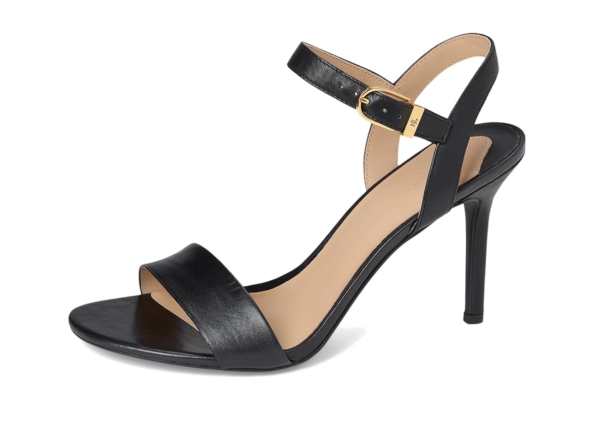 【Ralph Lauren】Gwen バーニッシュドレザーの洗練サンダル Amazon.com | Lauren Ralph Lauren Women's Gwen Burnished