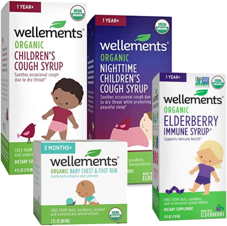 Wellements Organic Children’s Cough & Immunity Bundle