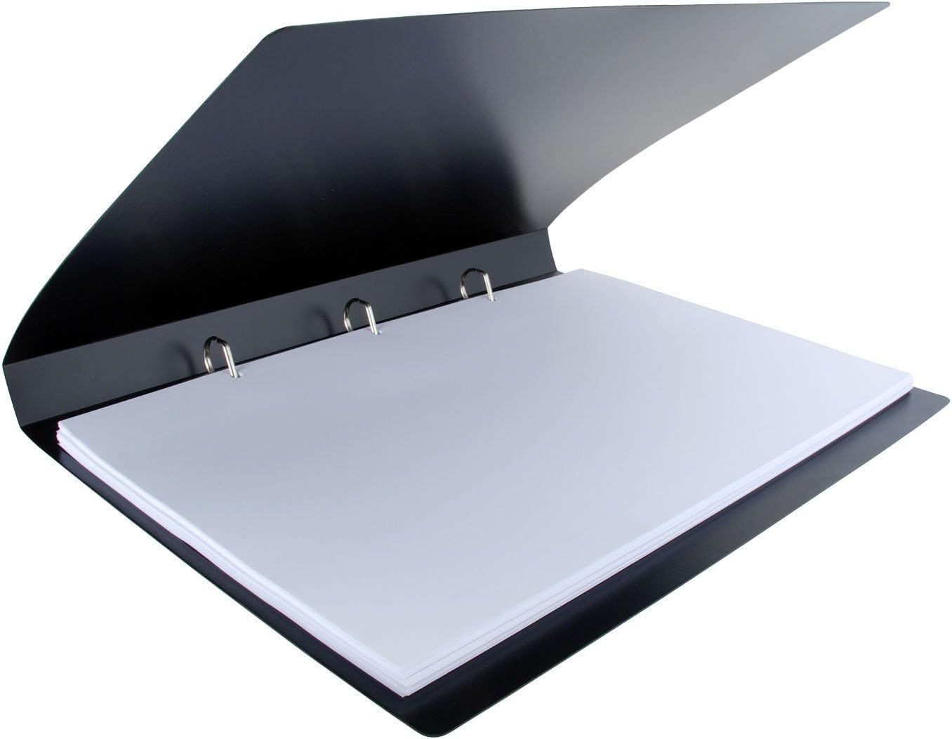 11x17 Poly Binder, 17 x 11 Inches, Angle-D Ring, Black (615610)