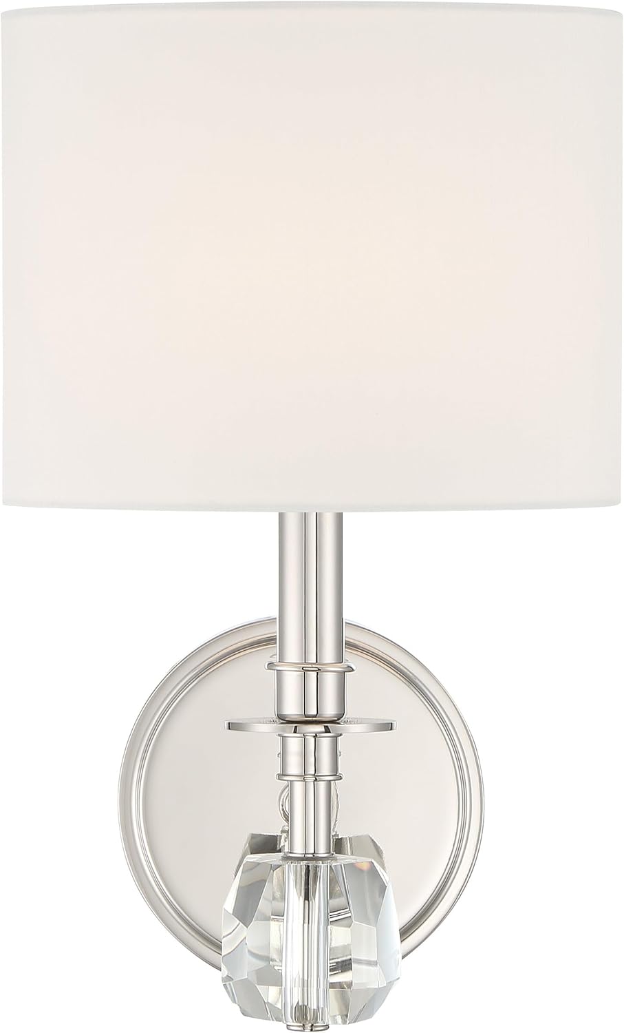 Crystorama CHI-211-PN Sconce Chimes 1 Light, Polished Nickel