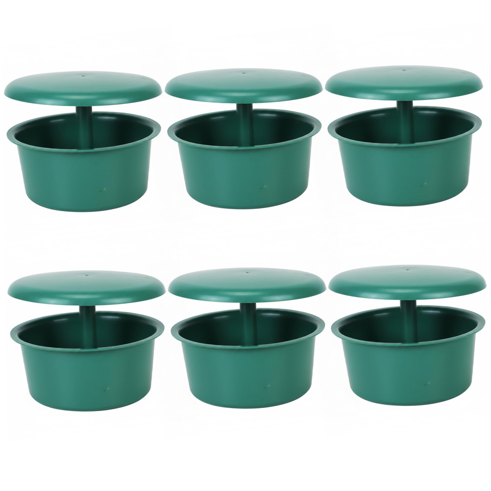 Piège à escargots Paquet de 6 pièges à appâts escargots Vert foncé pour Le Jardin appâts limaces et respectueux de l'environnement pour Un Usage extérieur piège limaces et Aquarium
