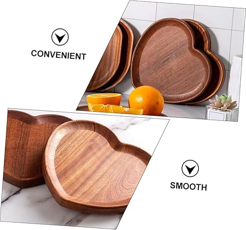 Miniatura 7 de BESTOYARD Bandeja Plato de postre Platos de servir de corazón Plato de galletas Platos de aperitivo Bandeja de postre Bandeja de cubiertos Bandeja