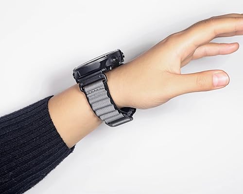 Miniatura 7 de Correa deportiva de nailon tejido resistente con gancho G para fnixForerunnerVivoactiveApproachMARQquatixD2 Series resistente de repuesto para