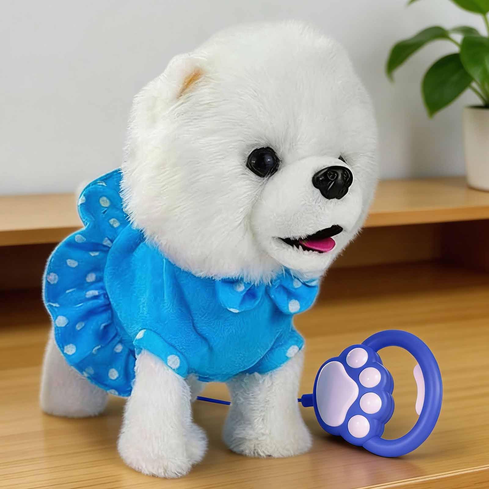 Cani Giocattolo Che Camminano E Abbaiano Bambola di Peluche Elettrica