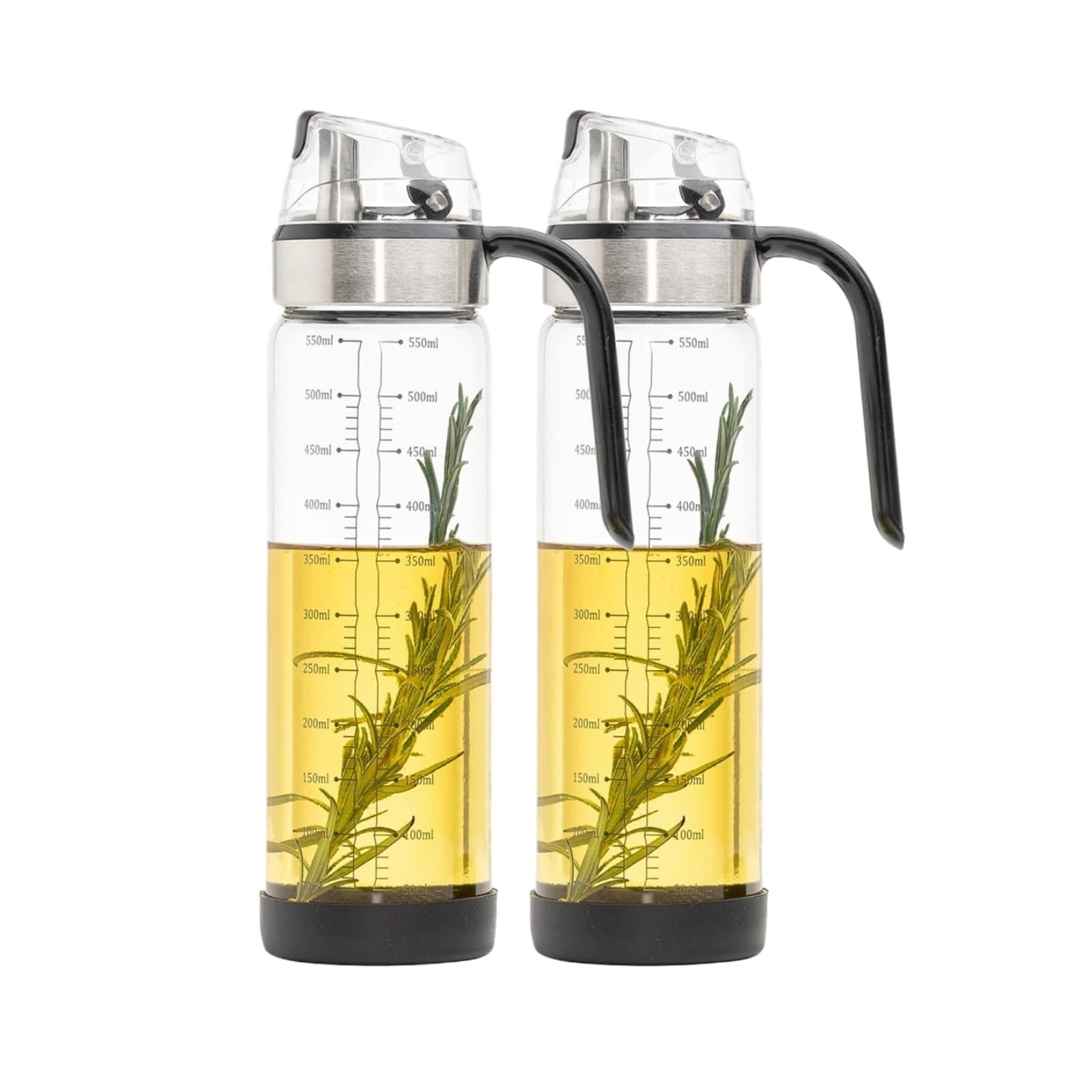 GFJHdfhE Cruet Set - Cooking Tools Olive Oil Dispenser Bottle Kitchen With Leakproof Cap And Vinegar Set 2 Pieces Housewares