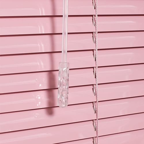 JLXJYS Persianas venecianas opacas para habitación de niñas listones de aluminio suave impermeables lavables pantalla de privacidad para ventana