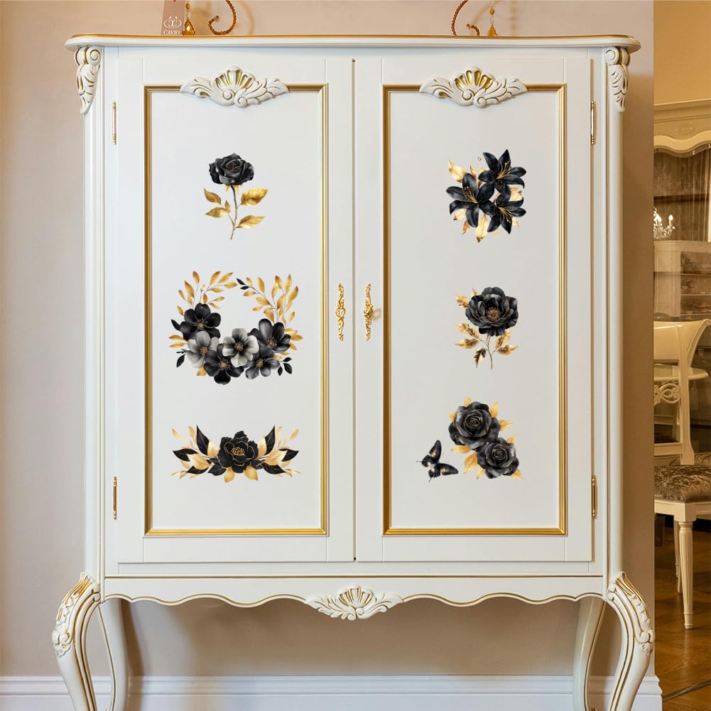 Peacoblue Sticker per Trasferimento Decalcomania per Mobili e Decorazioni Artigianali 6X12 Banana e Scimmia, 3 pezzi Trasferimento DTF UV Impermeabile per Cassettiera, Vetro, Porcellana, Legno