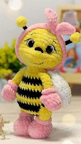 Miniatura 10 de Estako Velvet - Manta de chenilla amigurumi (paquete de 3 madejas) para ganchillo y tejer, súper voluminoso, 3 x 3.53 oz (3 x 132 yardas) (1710 -