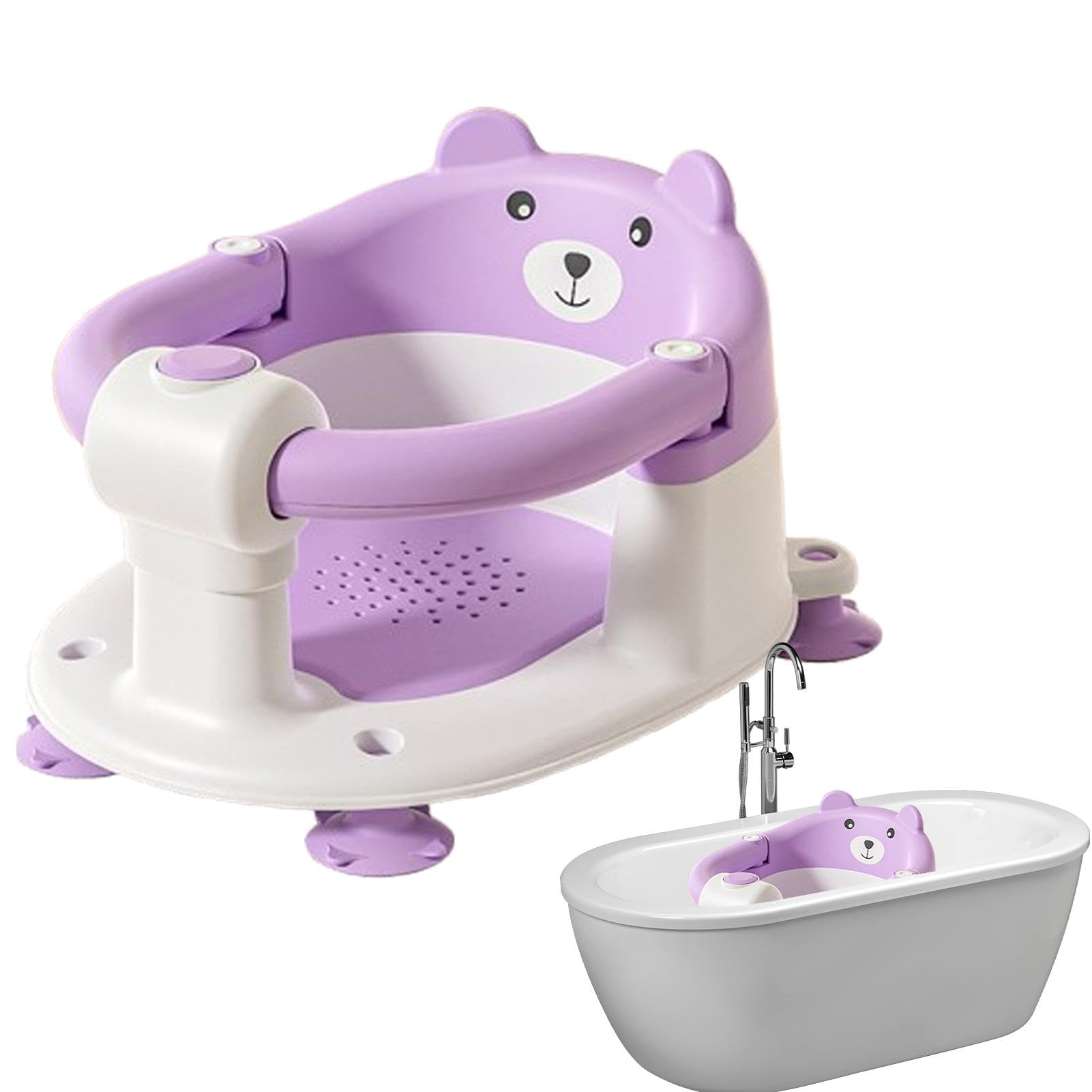 Seggiolino Da Bagno Per 6+ Seduta In Vasca, Sedile Da Bagno | Seduto Per Bambini e Bambine 6+ , Maschi e Femmine, , Seggiolino Bagnetto, Sedile Vasca, Bebè, Piccoli
