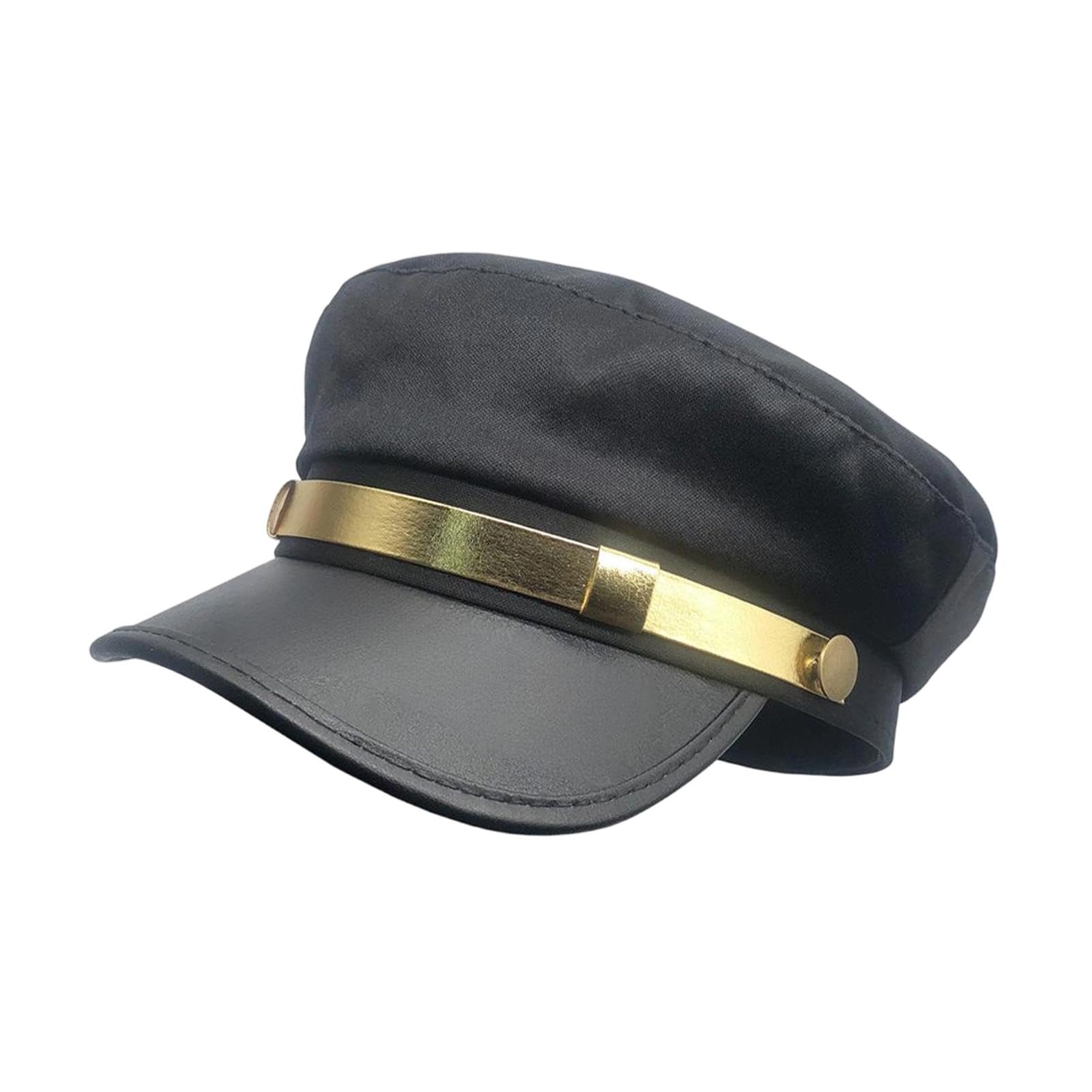 URJIX Newsboy Hat Adjustable 56-62cm Classic Pageboy Cap Travel Fashion for Adults Gold Strap| Clothing, Shoes & Accessories|Womens Accessories|Hats-image-13