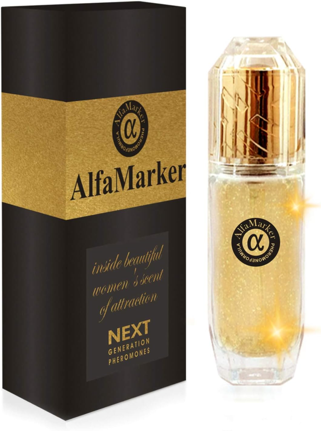Pheromone Perfumes for Women Alfamarker Gold Spray to Attract 25 ml