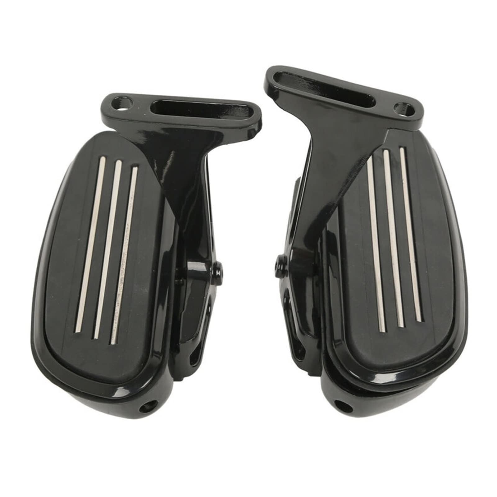 para Touring Road King Street Glide 1993-2021 2019 2020, Estriberas para Pasajeros De Motocicleta, Estriberas para Carretera (Color : Trasero)