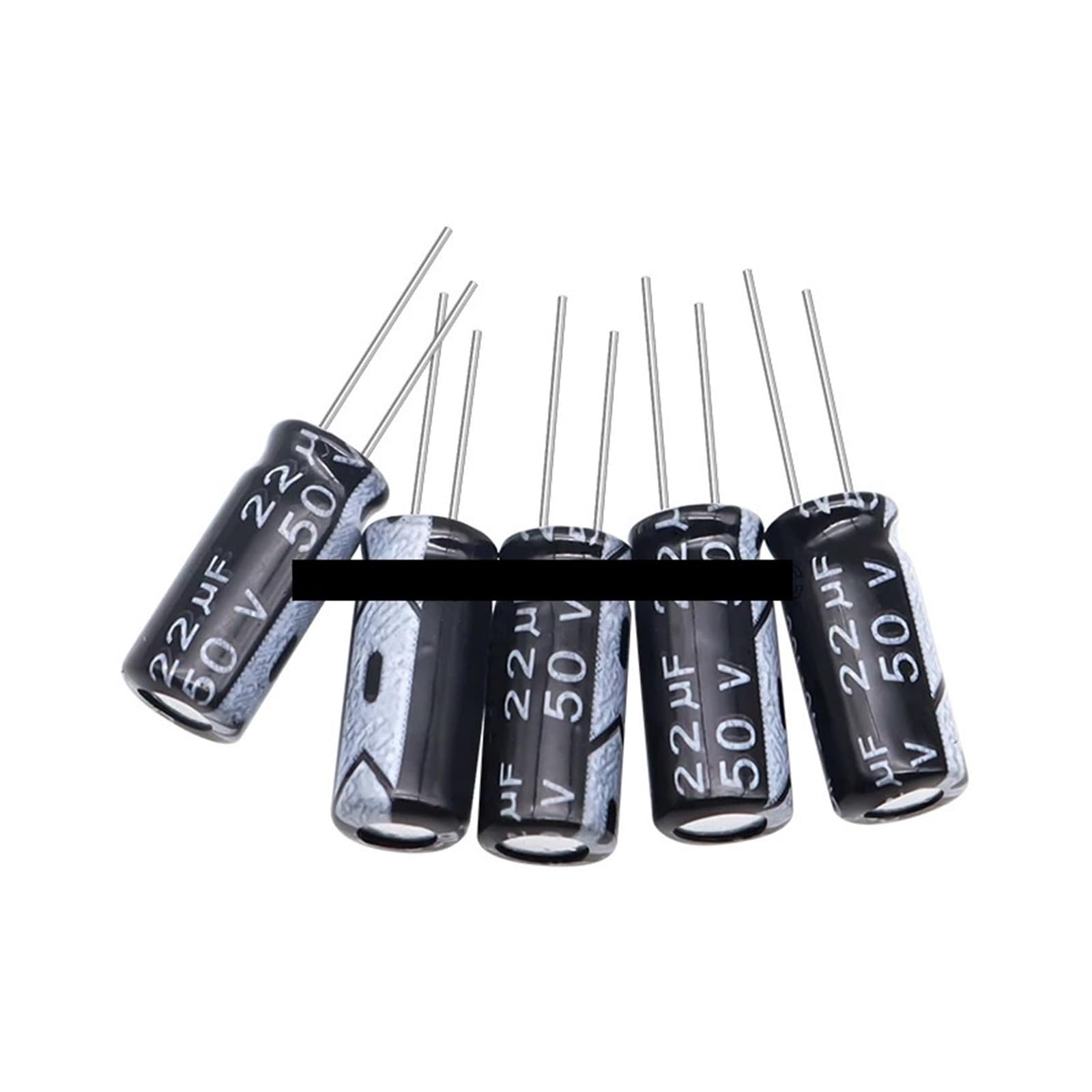 ICXLPMC 120pcs 1set of 120pcs 12 values 0.22UF-470UF Aluminum electrolytic capacitor assortment kit set pack