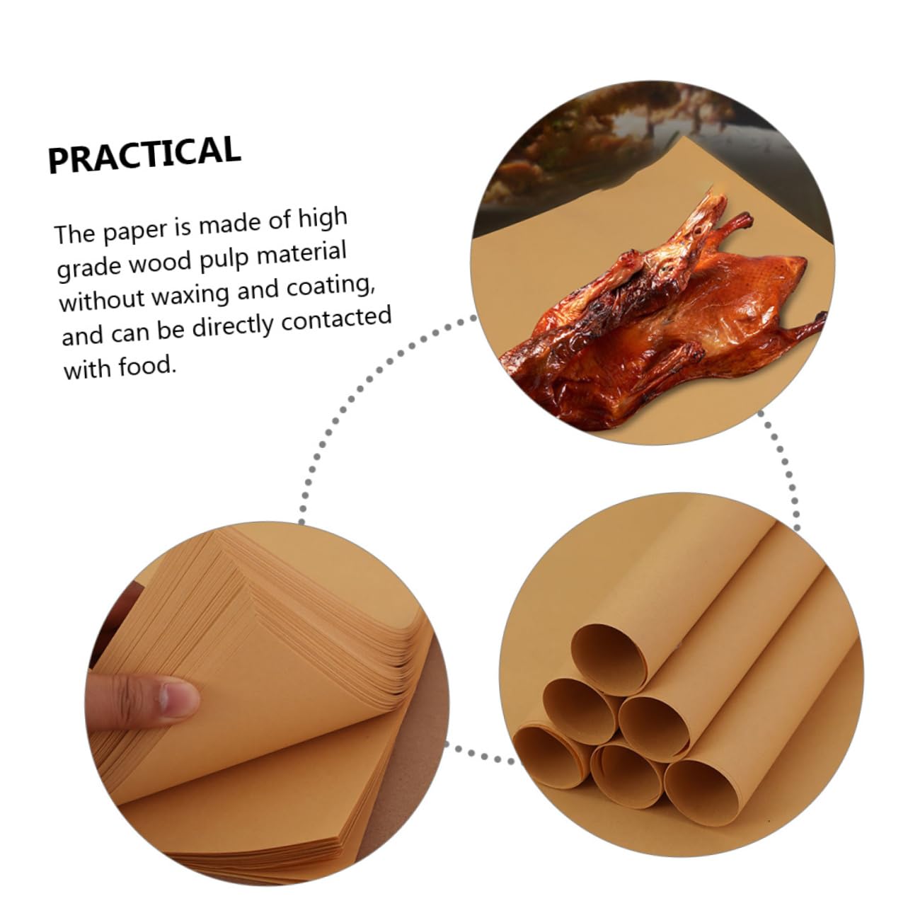 COLLBATH 300 Arkuszy Mięso Wrap Okłady Na Kanapki Kanapki Papierowe Okłady Burger Wrappers Papier Do Pakowania Żywności Papier Do Pakowania Chleba Papier Serowy Do Pakowania Frytki