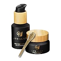 Lumalux- 2 in 1, Siero e Crema con Bava Di Lumaca 98% e 75%- Acido Ialuronico Antirughe e Aloe Vera