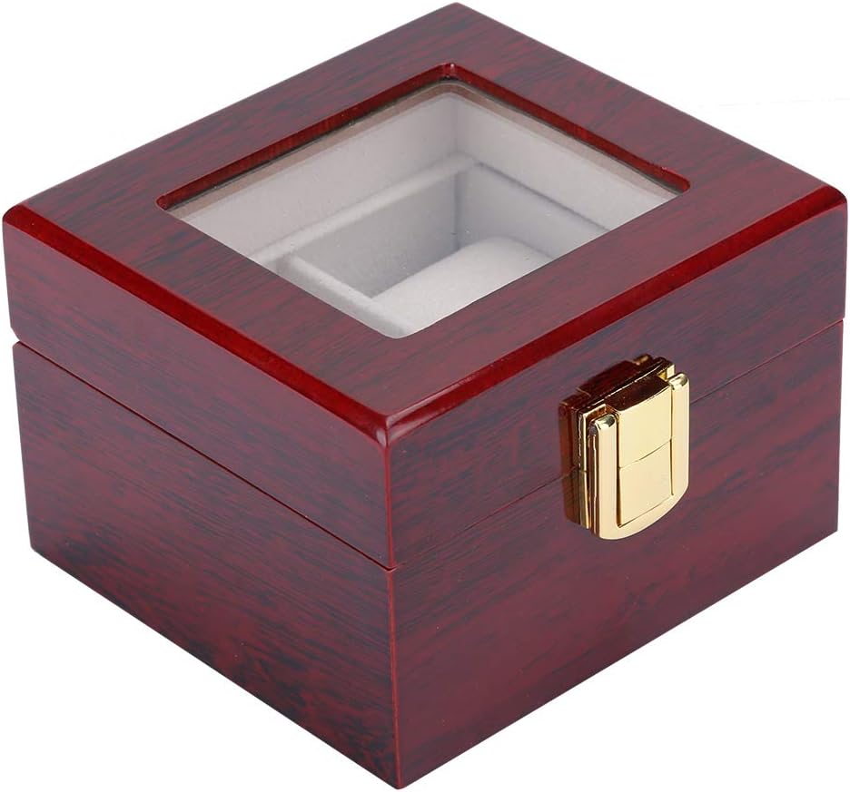 Wooden Watch Display Box with 2 Grids
