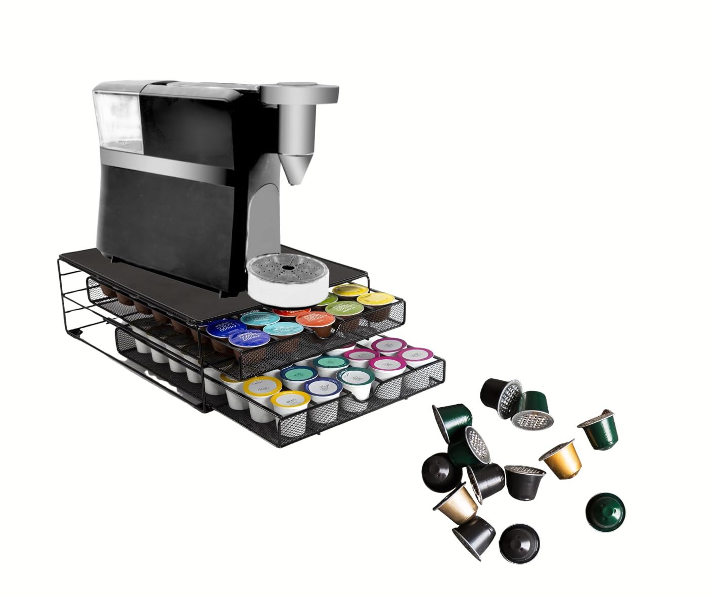 Trendi Rotating 72 Coffee Capsule Stand for Dolce Gusto