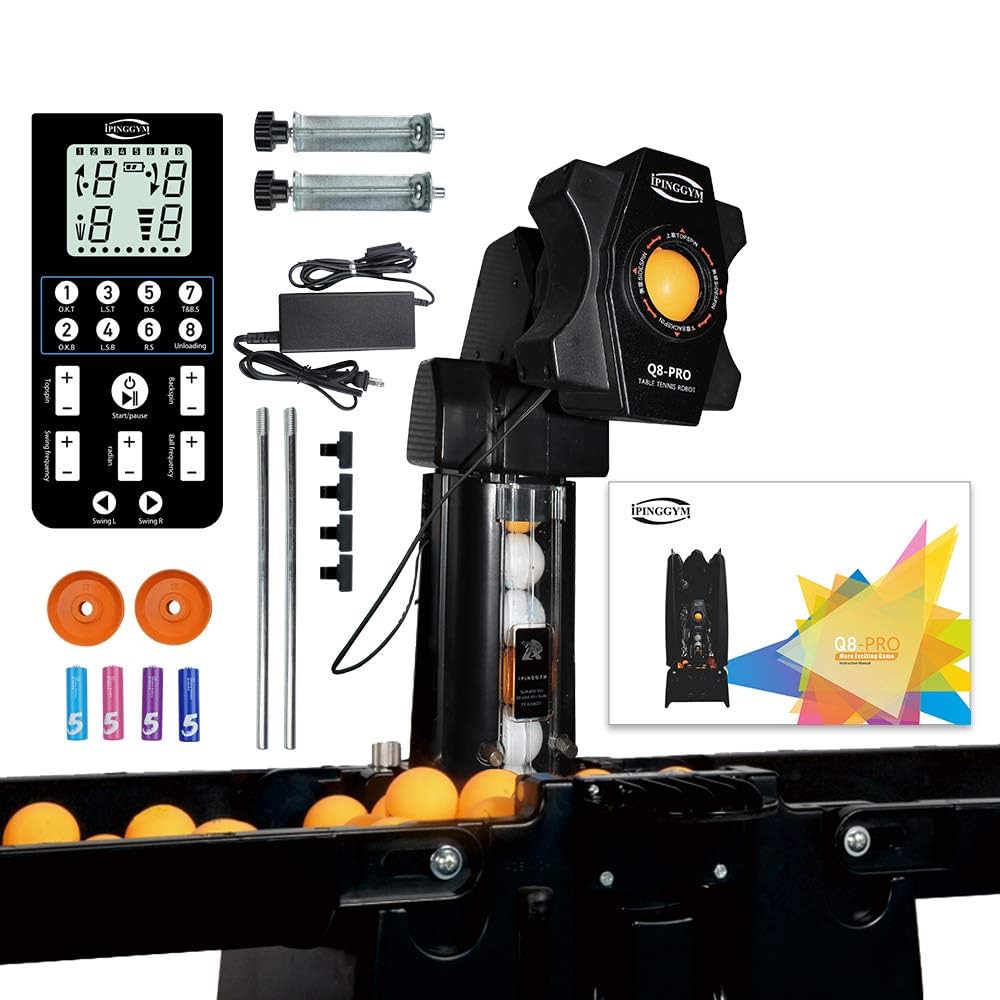 Table Tennis Robot with Capture Net, ZXMOTO Automatic Ping