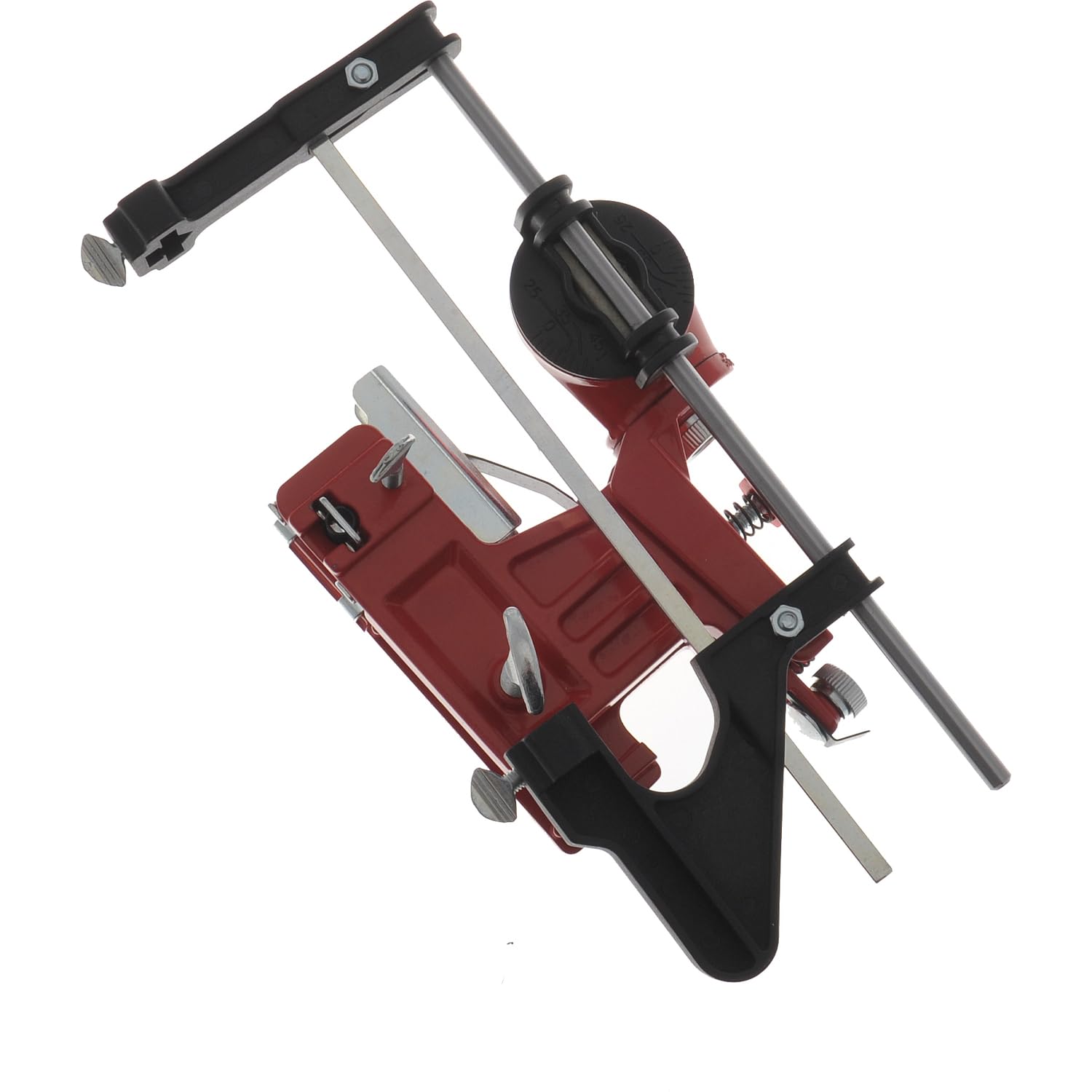 Jardiaffaires Tecomec Deluxe Handschleifmaschine, professionell, 3 Feilen mit Griff
