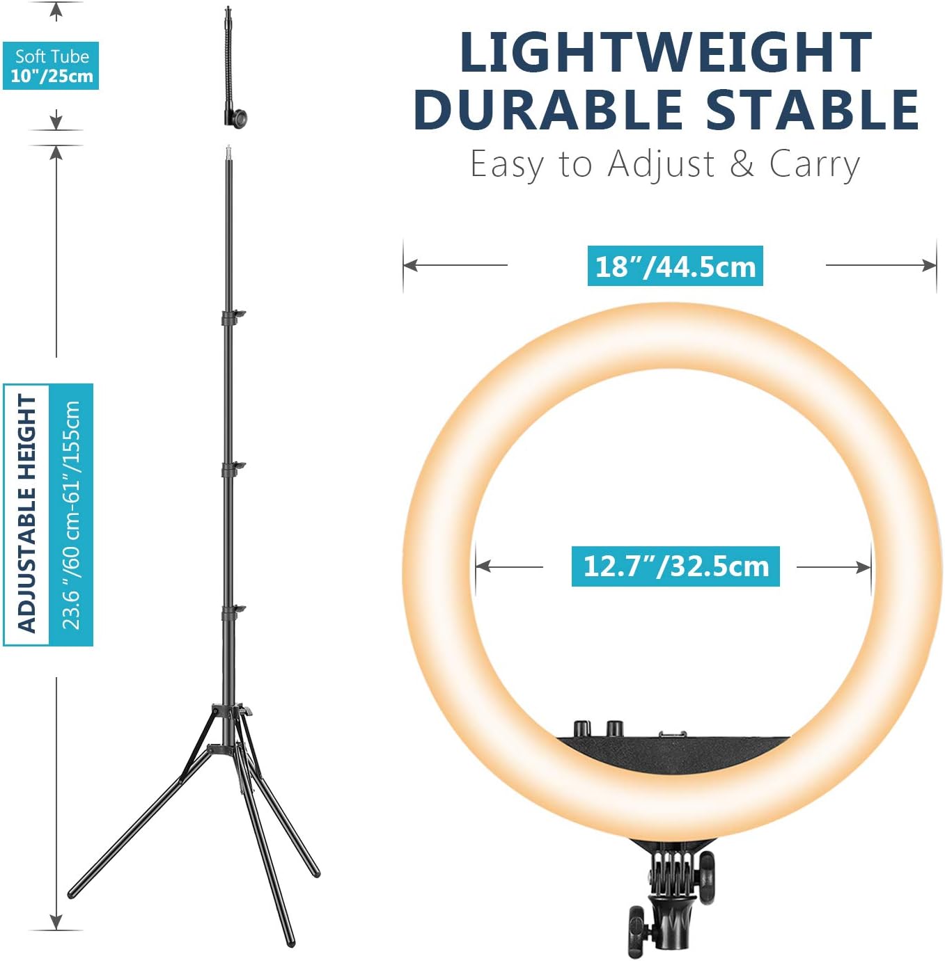 Gеt Chеар Prісе Neewer 18-inch LED Ring Light with Stand and 2.4G Wireless Remote, 55W 3200K-5500K Makeup Ringlight with Soft Tube/Phone Holder/Ball Head for Vlogging Selfie Video Shooting, Support USB Charge Exсluѕіvе Neewer 18-inch LED Ring Light with Stand and 2.4G Wireless Remote, 55W 3200K-5500K Makeup Ringlight with Soft Tube/Phone Holder/Ball Head for Vlogging Selfie Video Shooting, Support USB Charge