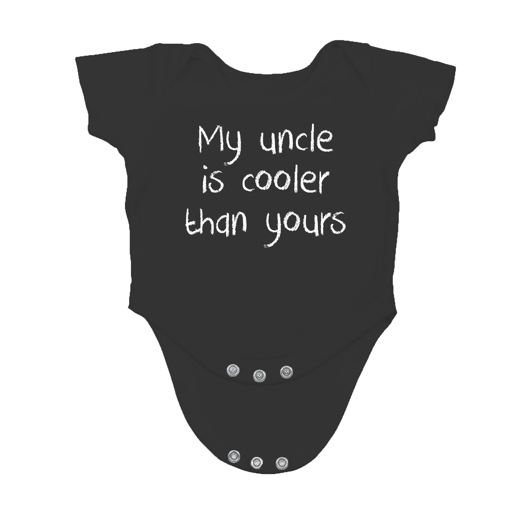 FunnwearMy Uncle is Cooler Than Yours Cute Funny for Nephew Niece Uncle Drinking Buddy One-Piece Baby Bodysuit