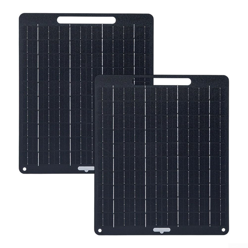 Panneau solaire 10W USB portable en lot de 2 pour charger un téléphone