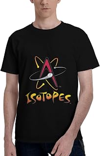 Albuquerque Isotopes Men's 150g Short Sleeve Round Neck T-Shirt