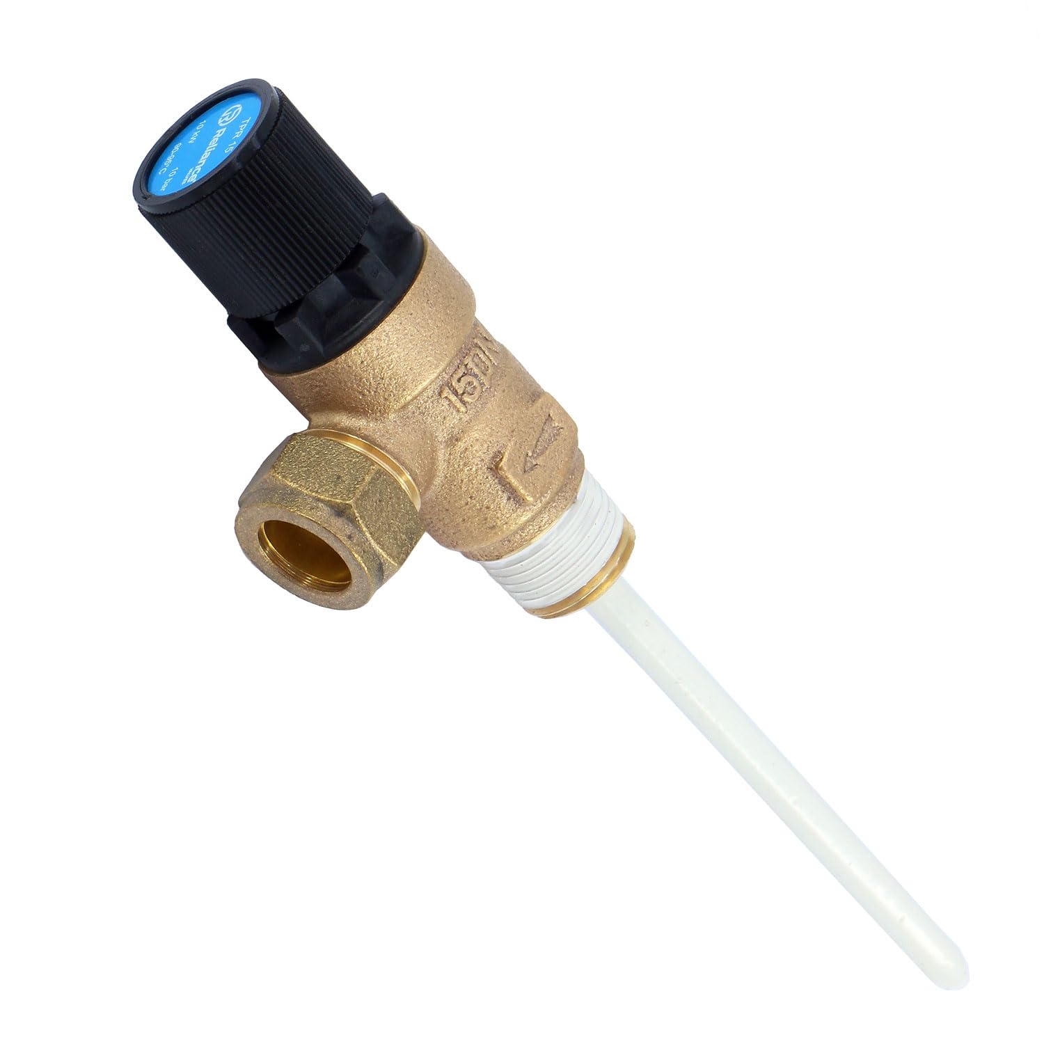 Reliance - 10 Bar TPR15 Pressure and Temperature Relief Valve 90-95°C (Single TPR)
