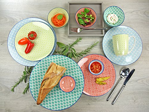 Creatable, 17362, Serie Mediterran, Geschirrset Kombiservice 16 teilig - Image 6