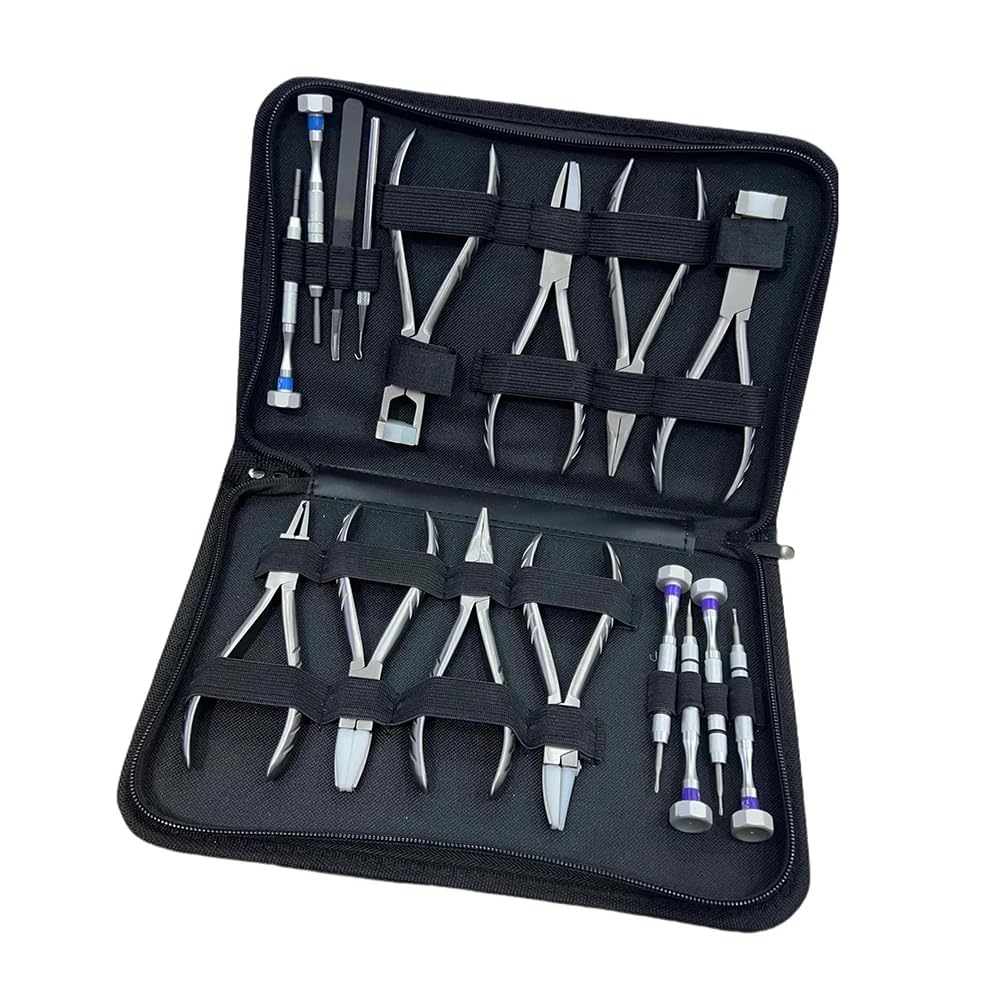 Toplionace Professionelles Brillenreparatur-Werkzeugset