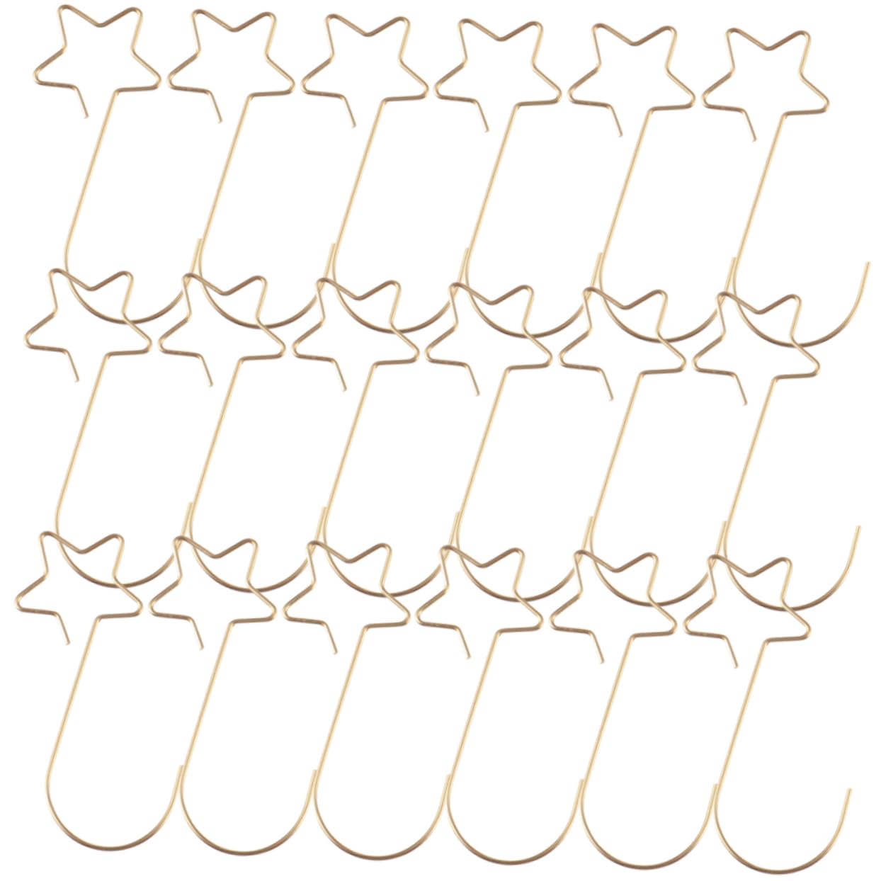 Cabilock 100pcs Christmas Ornament Hanger Hooks Xmas Tree Baubles Holders Easy Installation for Stockings and Decorations for Festive Home Decor